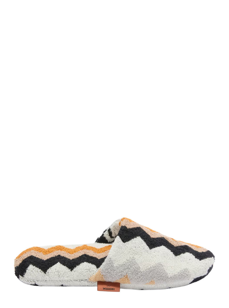 Multicolour Fabric Slippers