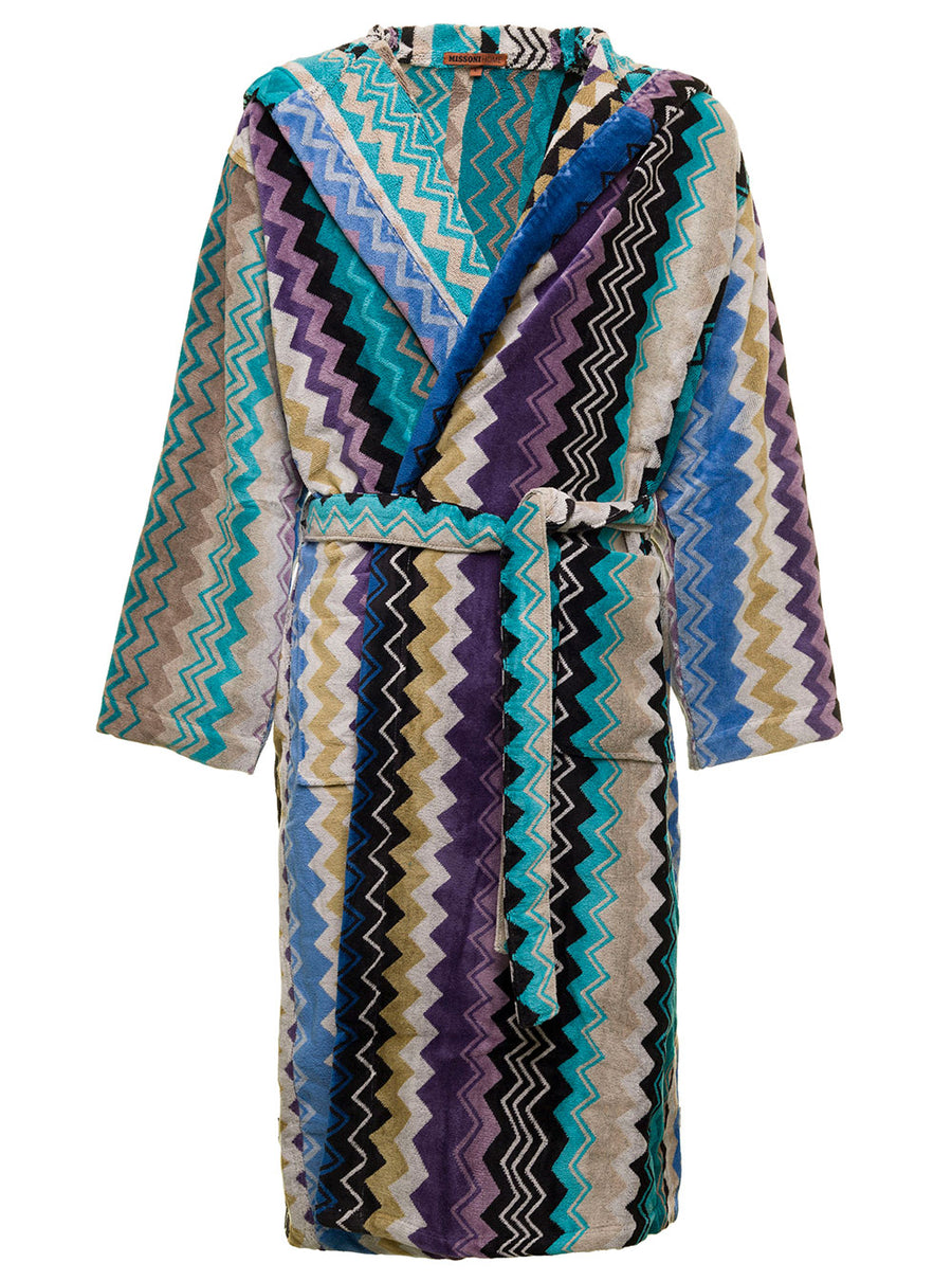 Bathrobe Giacomo Multicolour Cotton Towels & Bath Robes