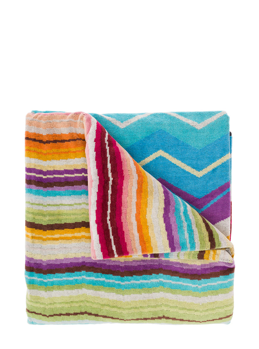 Beach Towel Hugo Multicolour Cotton Accessories