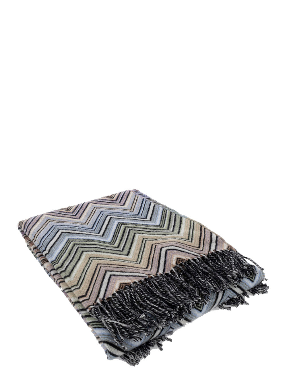 Missoni Home Multicolor Wool And Cashmere Perseo Plaid Blankets
