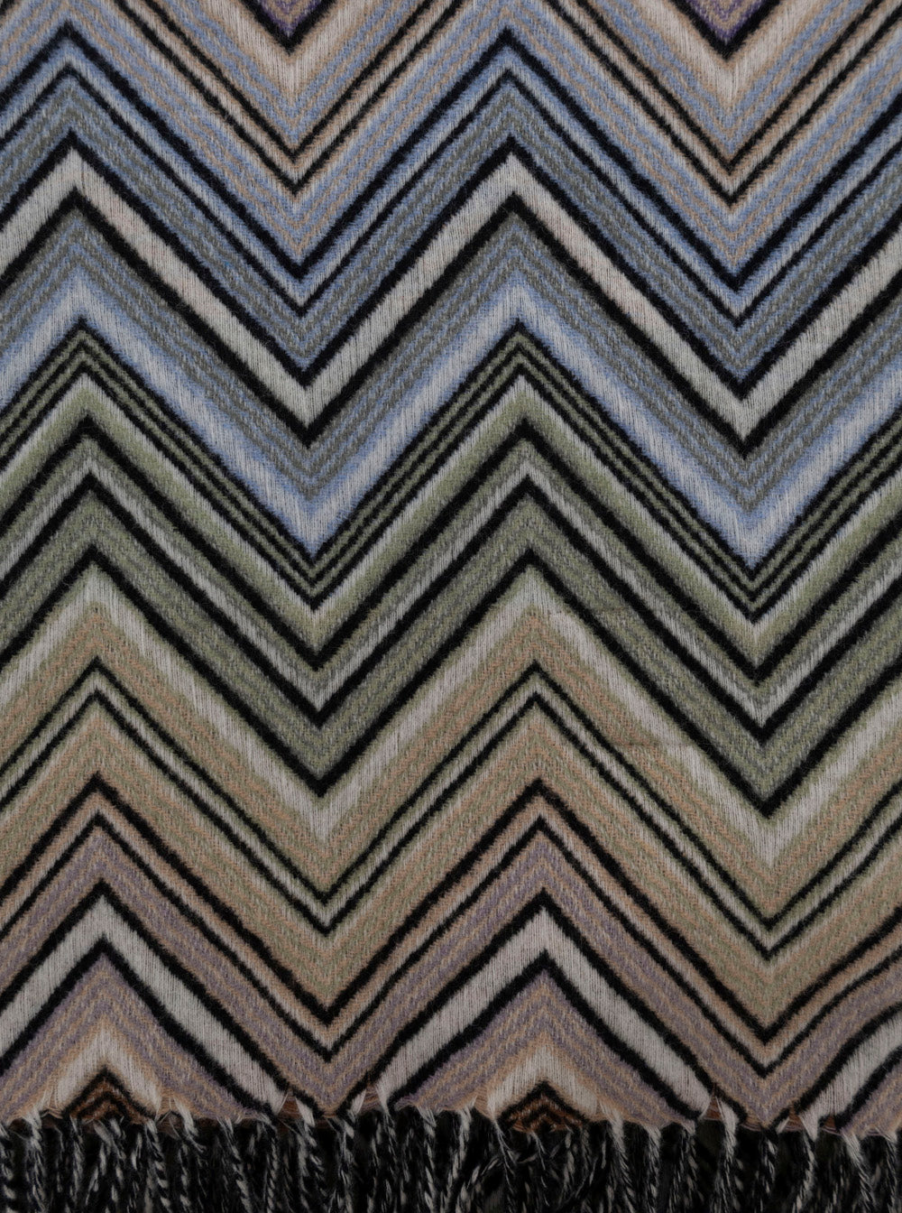 Missoni Home Multicolor Wool And Cashmere Perseo Plaid Blankets
