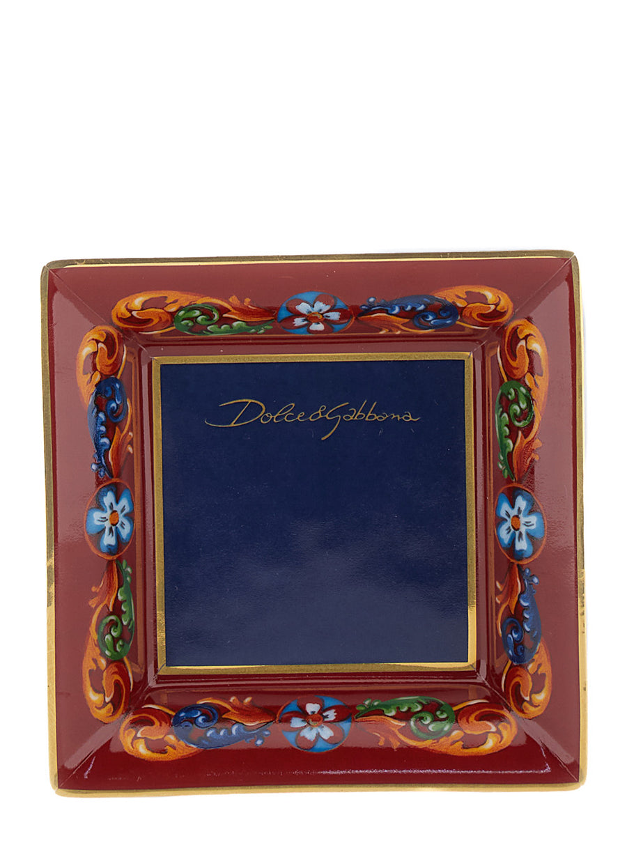 Coin Tray Porcelain Multicolour Decorative Accessories
