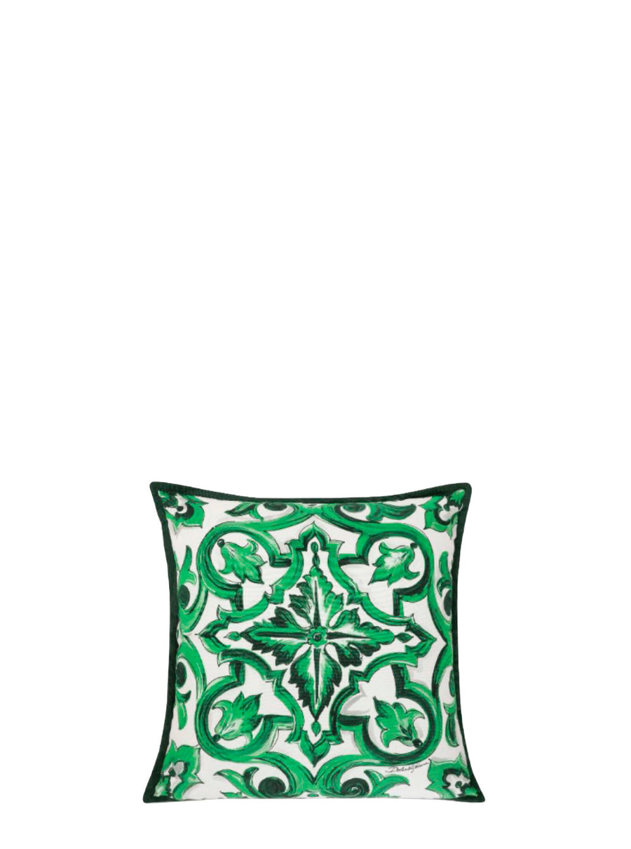 Small Cushion Green Cotton Cushions