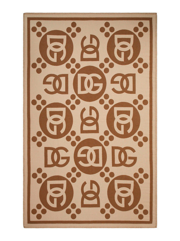 Rectangular Wool Blanket Brown Blankets & Throws