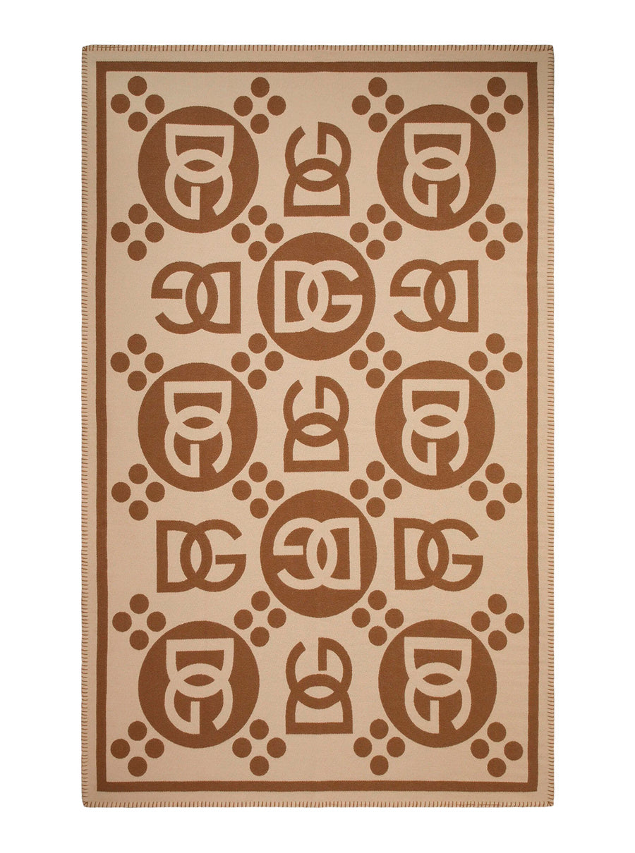 Rectangular Wool Blanket Brown Blankets & Throws