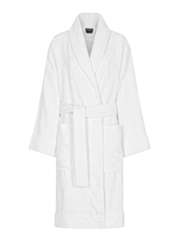 Bathrobe Jacquard White Towels & Bath Robes