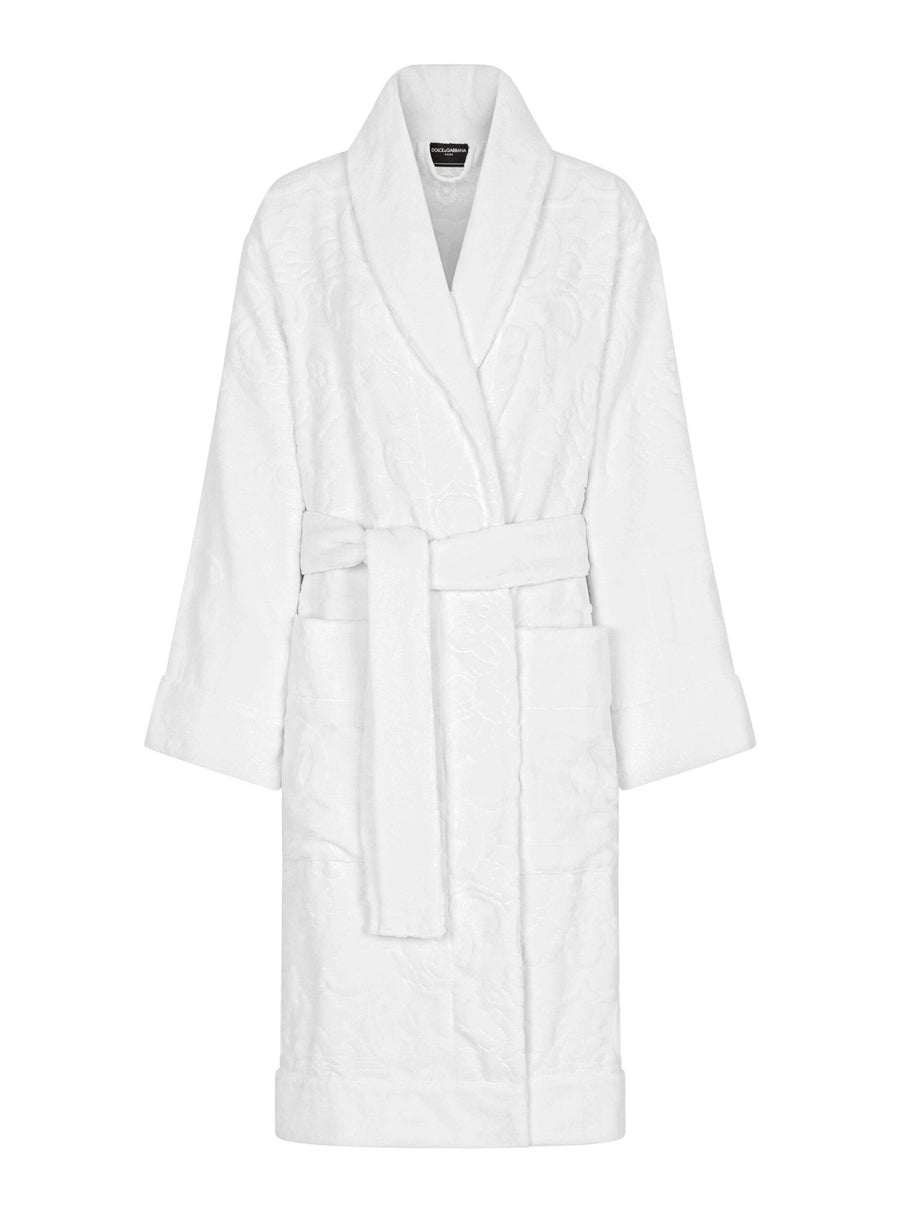 Bathrobe Jacquard White Towels & Bath Robes