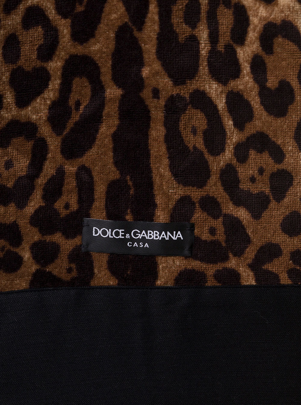 Multicolor Kimono Bathrobe With All-Over Leopard Print Cotton Dolce & Gabbana Brown Bathrobes