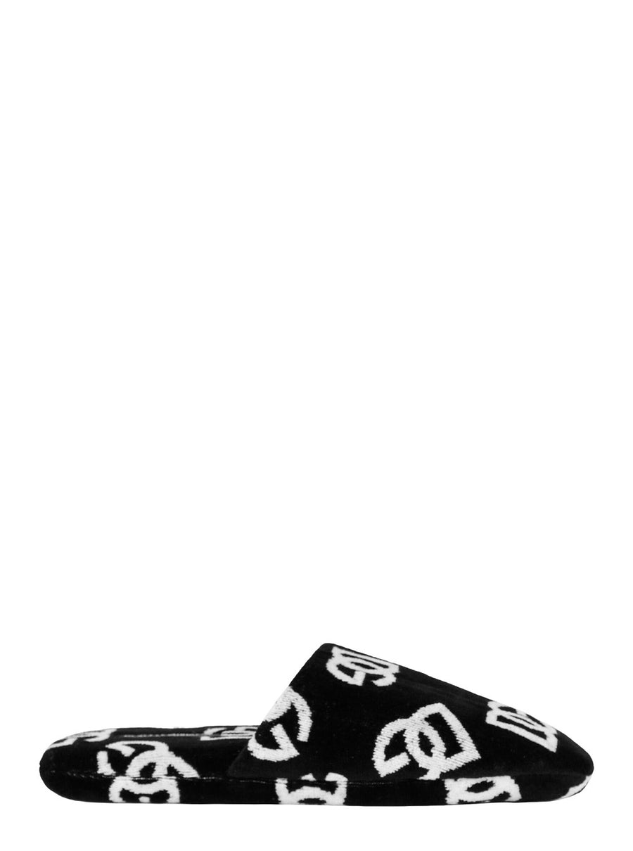 Slippers Dg Allover White-Black White/black