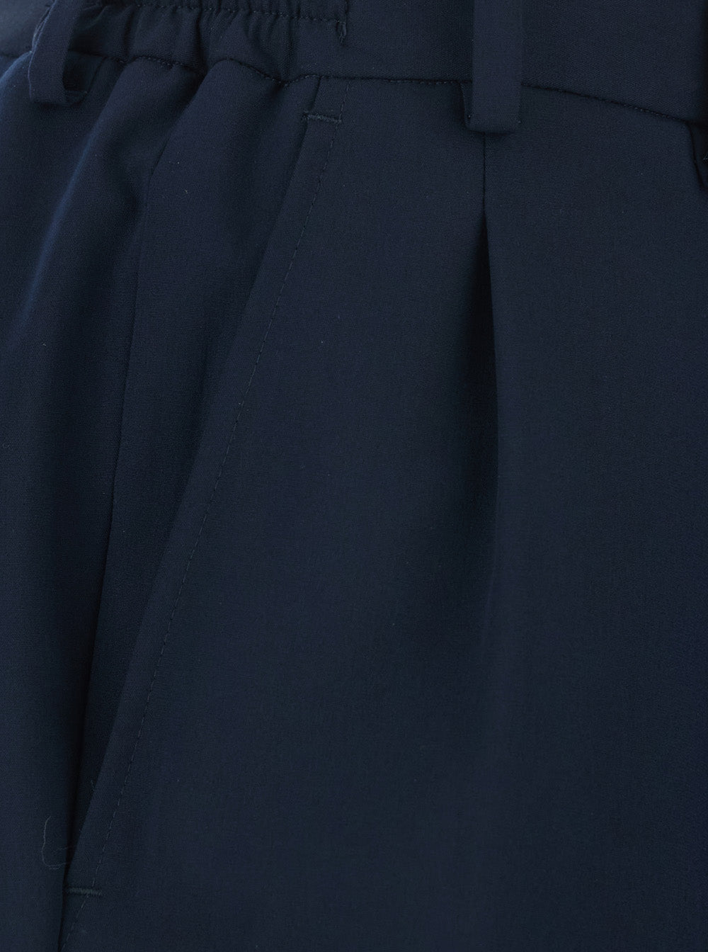 Blue Suit Pants With Pockets And Front Closure. Tech Fabric. Blue. Man Blu Trousers