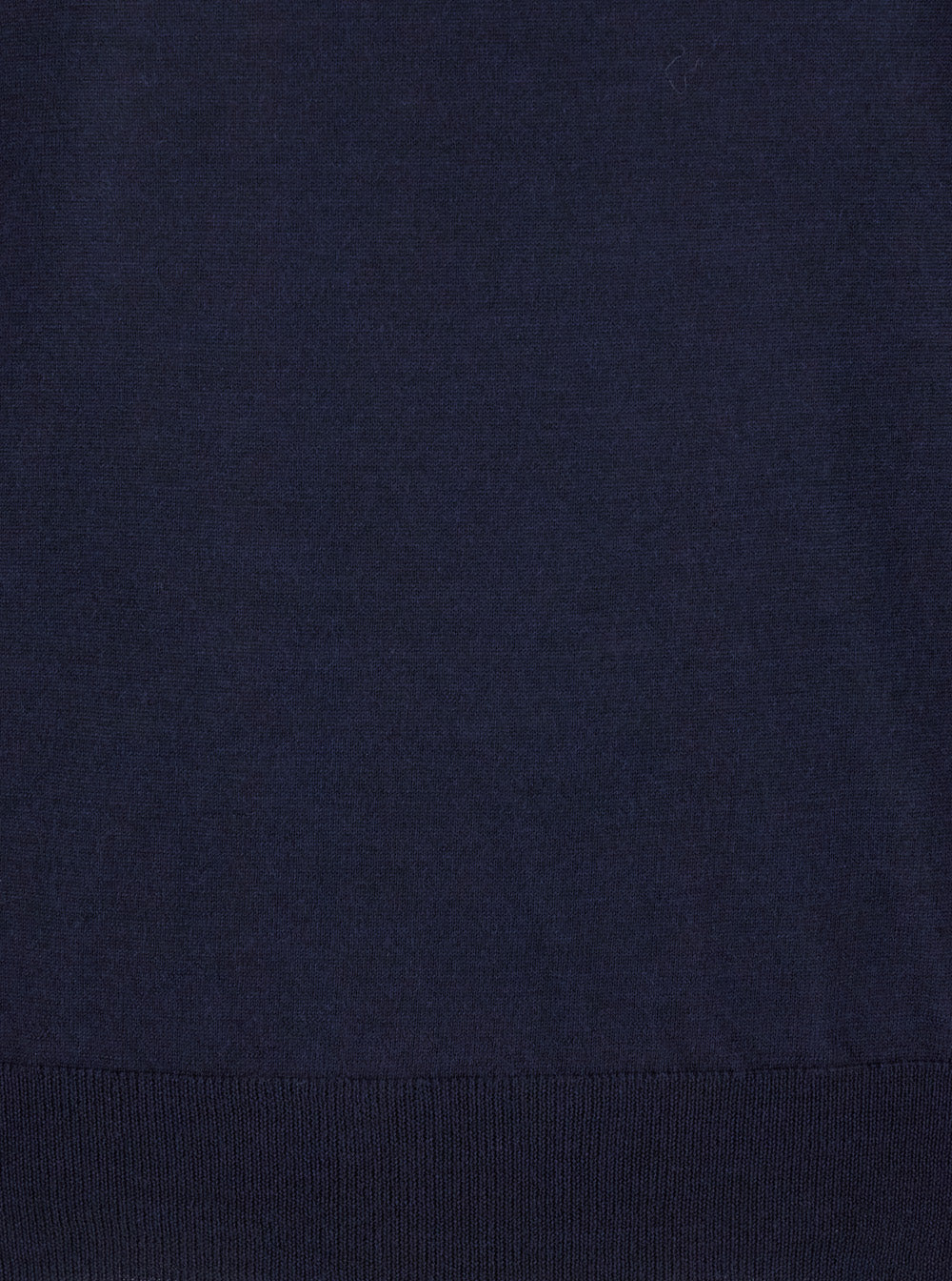 Blue Crewneck Sweater in Wool and Cashmere Man Blu Merinos Silk Jersey