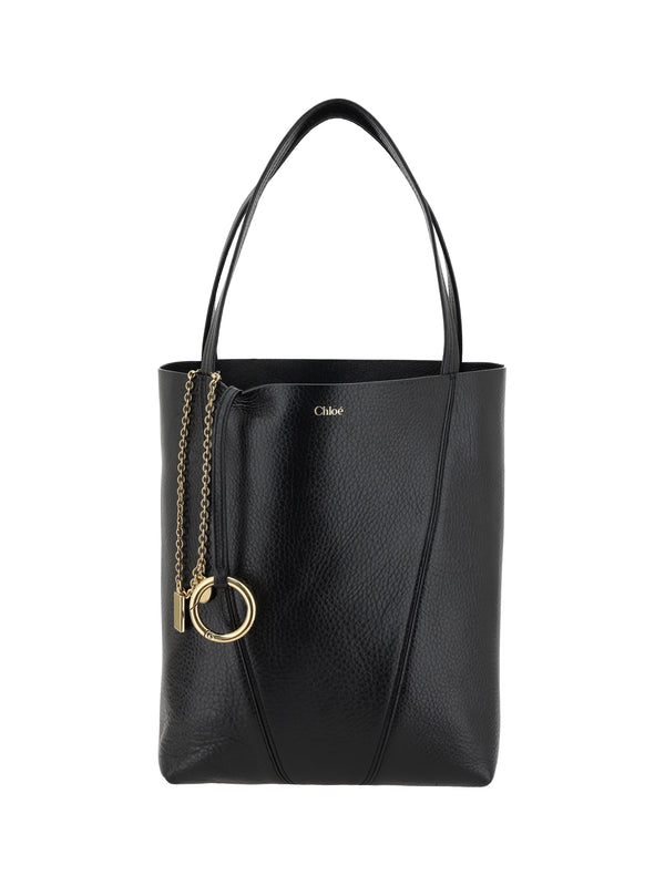 Chloé 100% calf leather Bos taurus shoulder bag in black