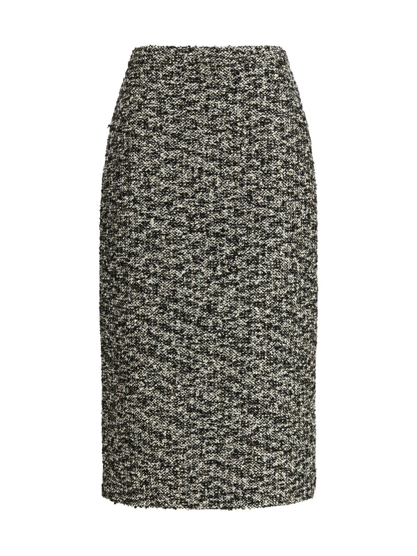 Gucci OUTER: 48% Polyamide midi skirt in black
