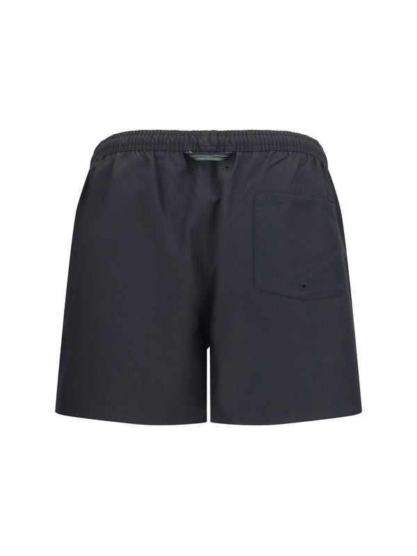 Swim Shorts Black Recycled Polyester Beachwear
