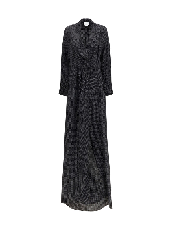 Sa Su Phi 100% silk dress in black