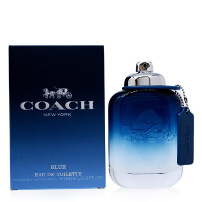 Coach Blue For Men Eau De Toilette Spray 3.3 Oz One Color Perfumes