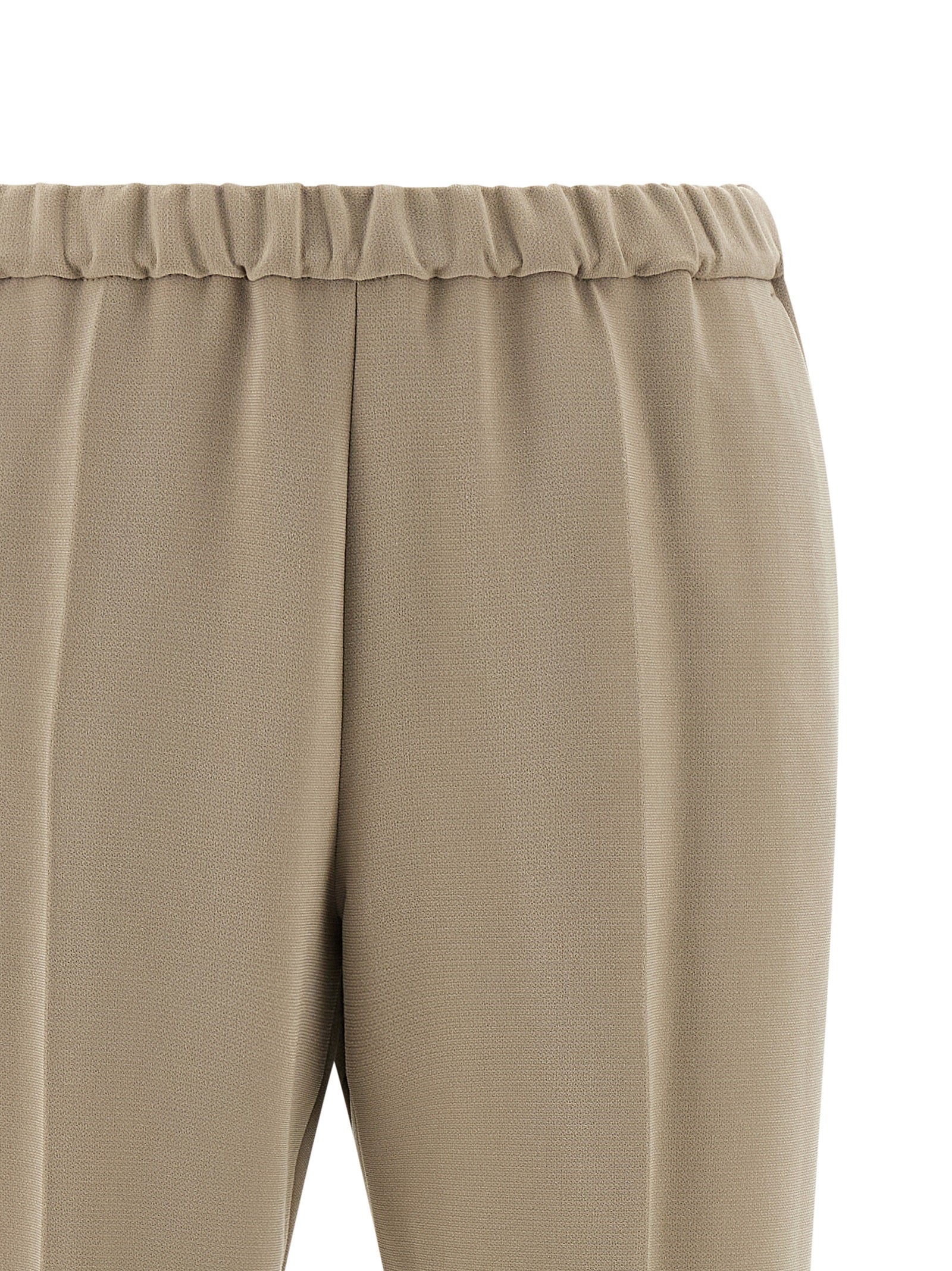 Fall pants Beige Triacetate Polyester