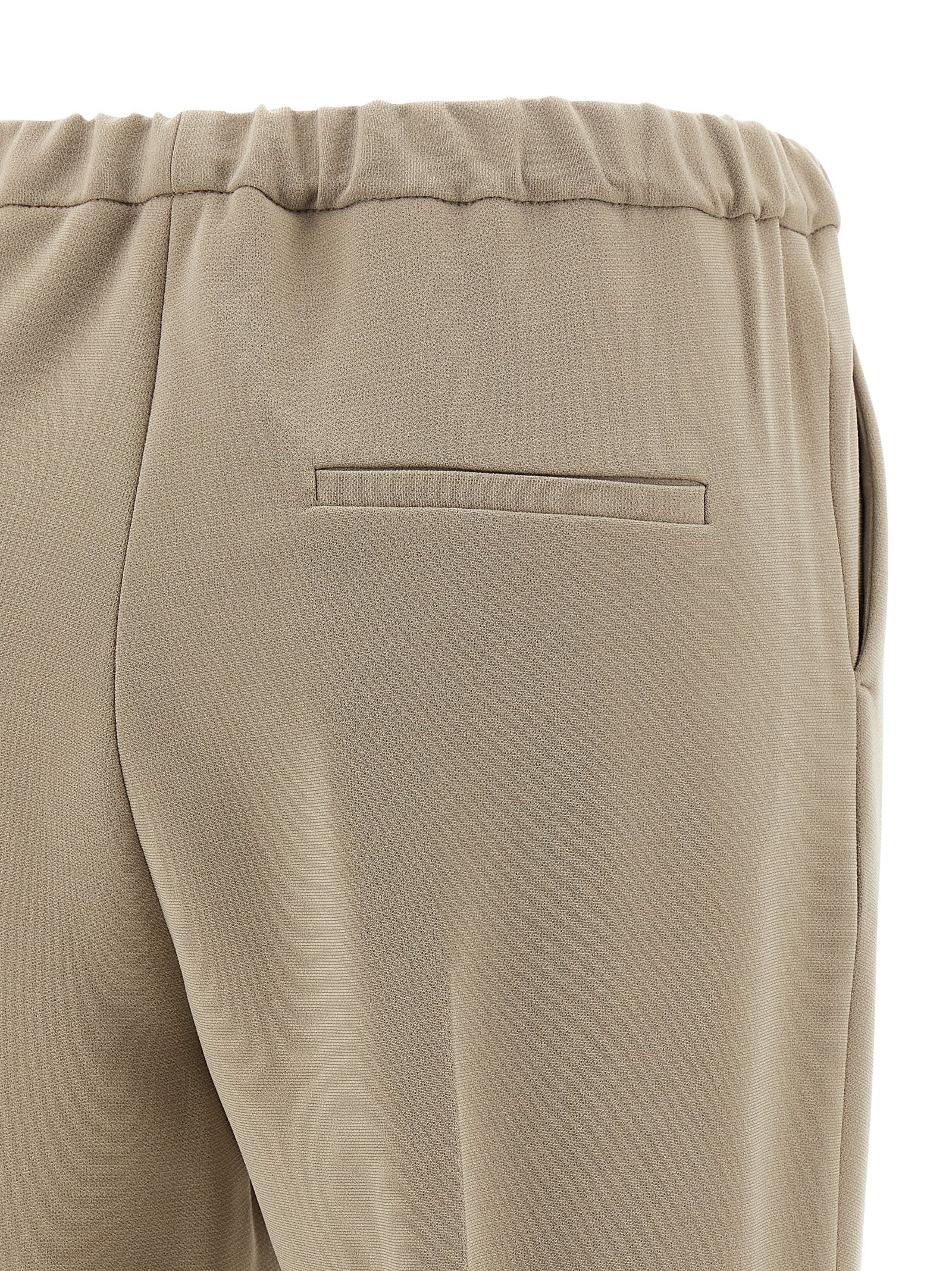 Fall pants Beige Triacetate Polyester