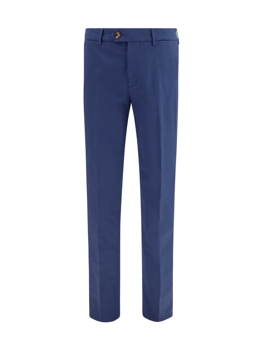 Cotton Pants Denim Cotton; Elastane