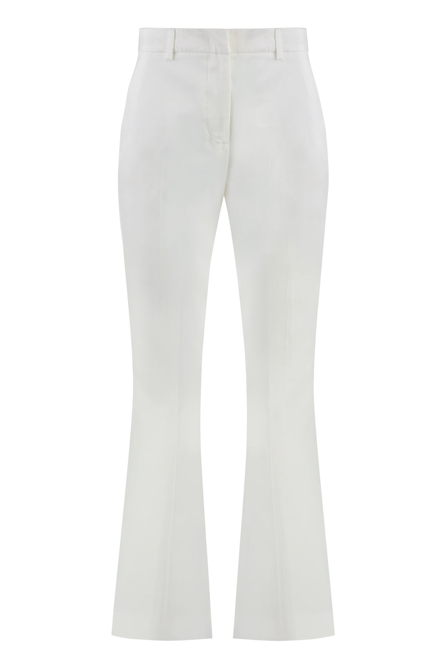 Trousers Stretch Cotton White Skinny