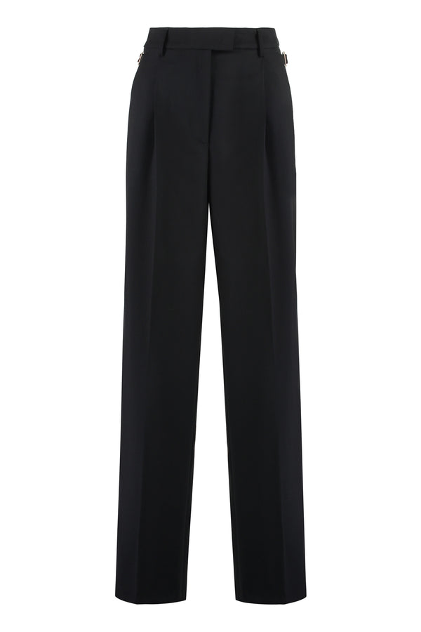Virgin Wool Trousers Black Trouser Suits
