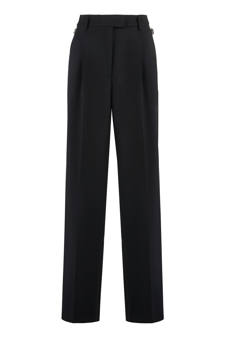 Virgin Wool Trousers Black Trouser Suits