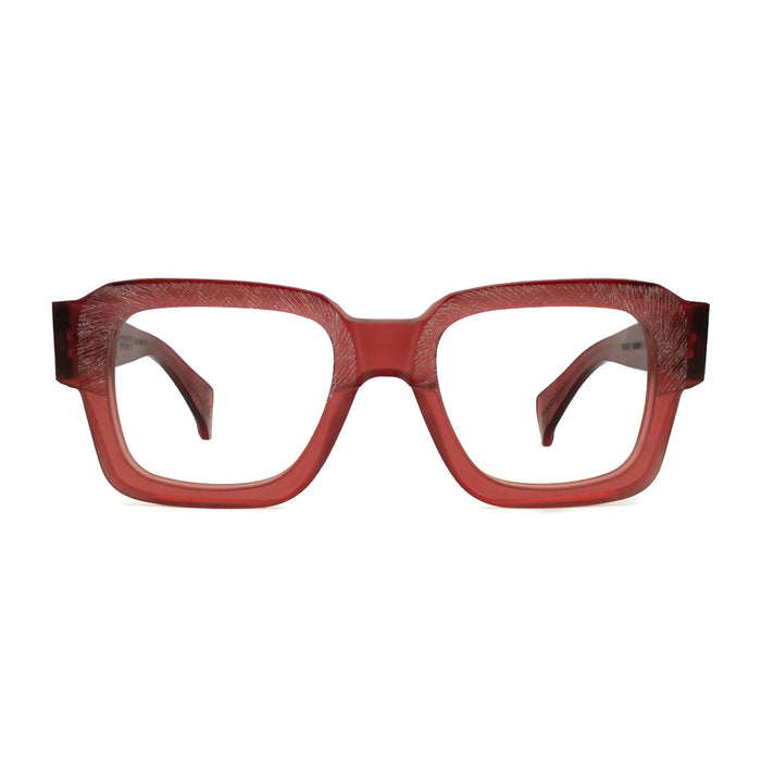Dandys Skinner Rough CL Rosso Acetate Occhiali Da Vista