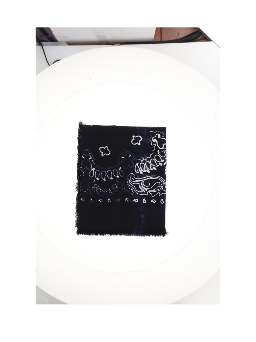 Jil Quadra Bandan Scarf Navy