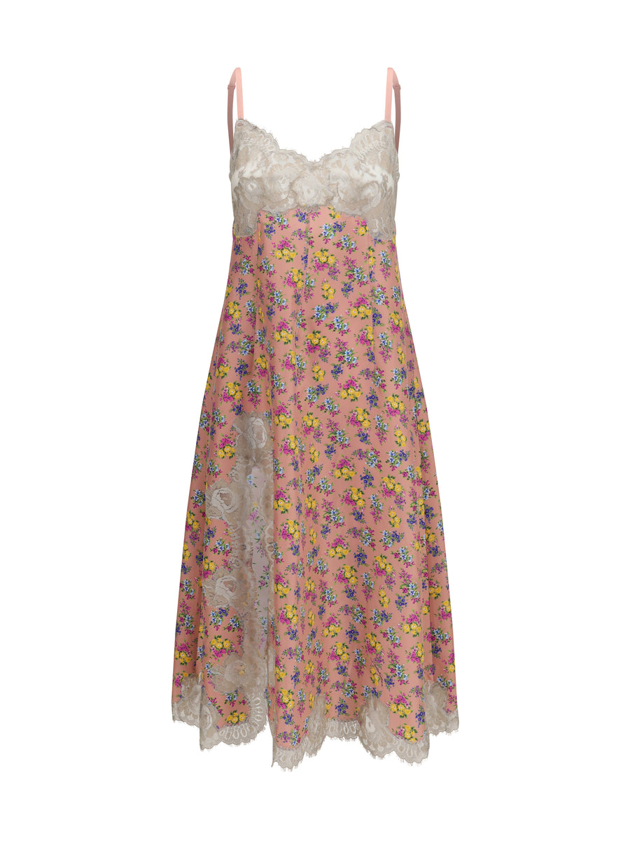 Dolce & Gabbana 70% Silk slip dress in pink