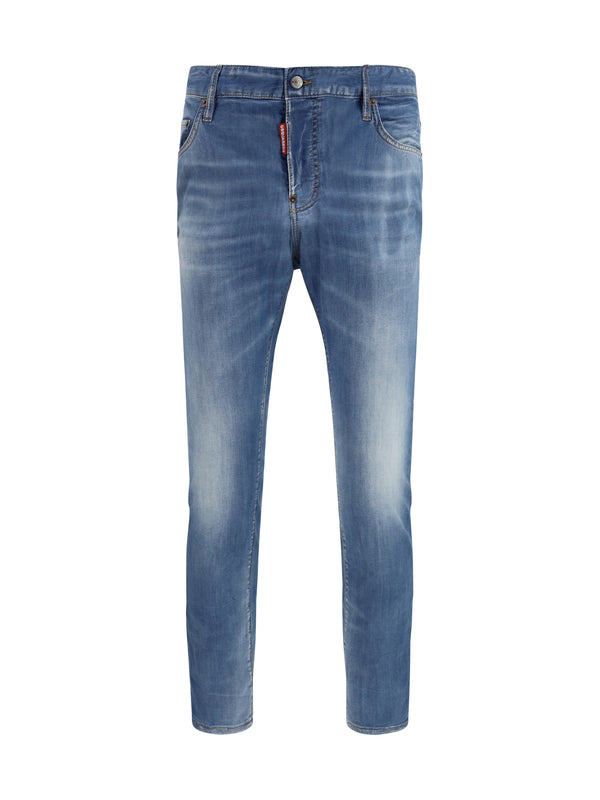 Dsquared2 100% Cotton jeans in navy