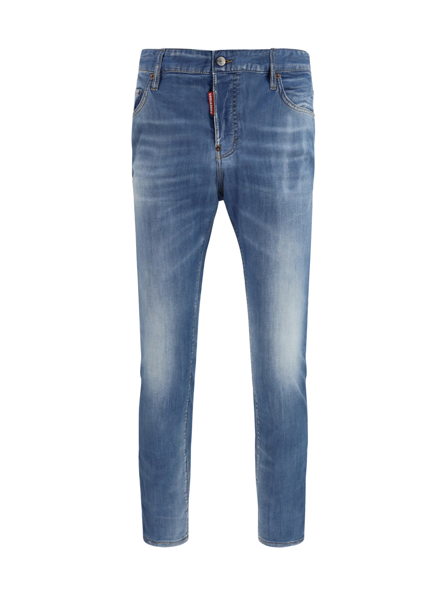 Dsquared2 100% Cotton jeans in navy