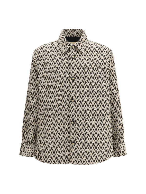 Valentino 77% Cotton shirt in beige