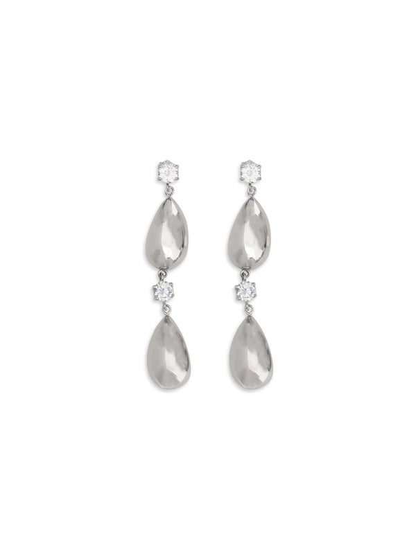 Re26 Earrings 05 Rhodium Silver