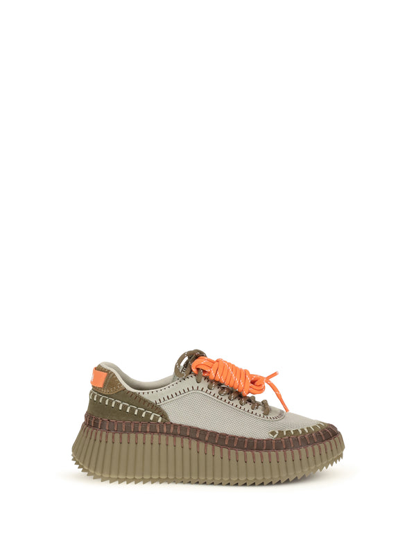 Chloé Upper: 50% Thermoplastic polyurethane sneakers in green