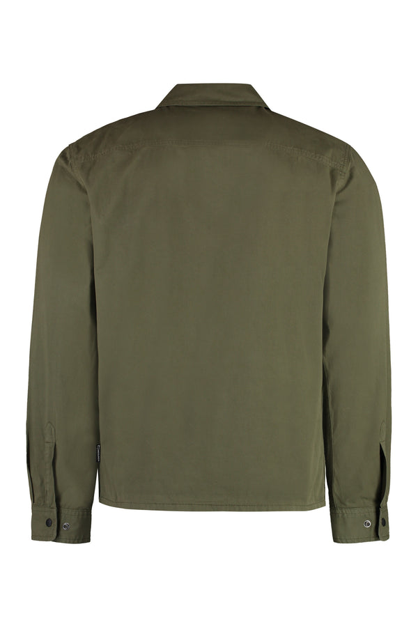 Green Cotton Overshirt Shirt