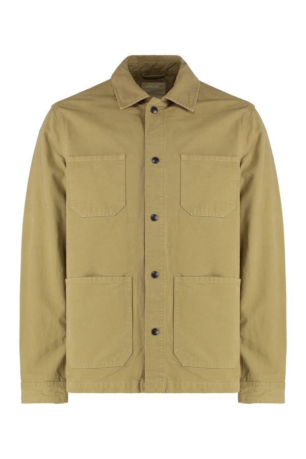 Cotton Overshirt Green Shirt