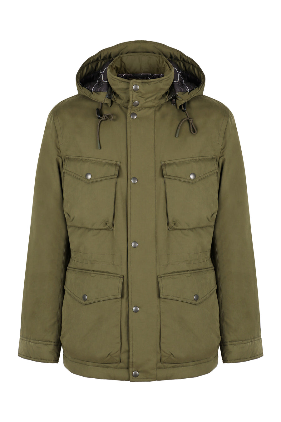 Field Hooded Parka Green Polyester Parkas