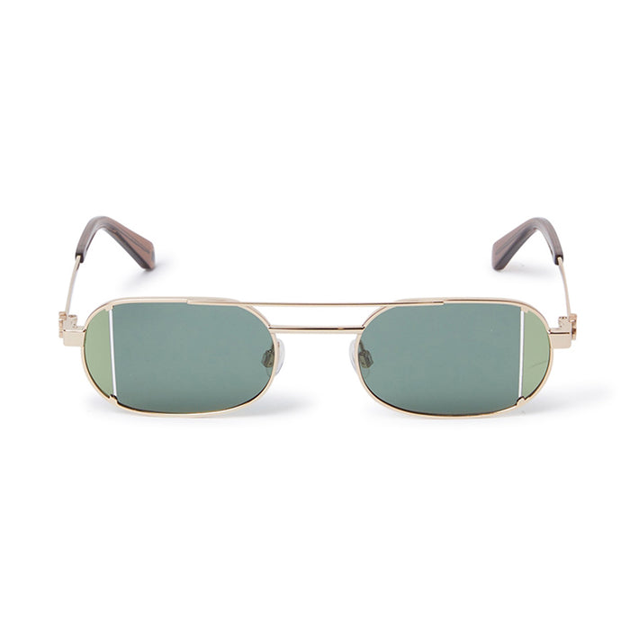 Off White OERI14H Lynn 7650 Gold Green Oro Metal Occhiali Da Sole