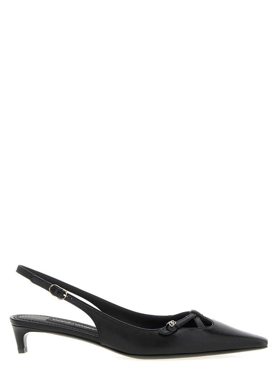 Dolce & Gabbana Slingback Heel — Black