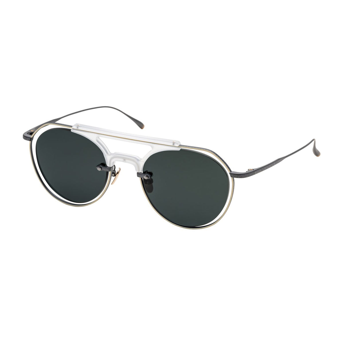 Masunaga By Kenzo Takada Rhea S20 Argento Titanium/acetate Occhiali Da Sole