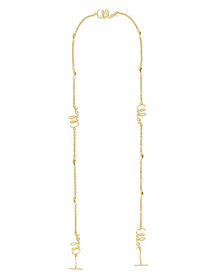 Chloé Iconic spectacle chain Gold Brass Sunglasses