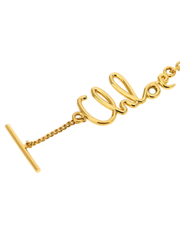 Chloé Iconic spectacle chain Gold Brass Sunglasses