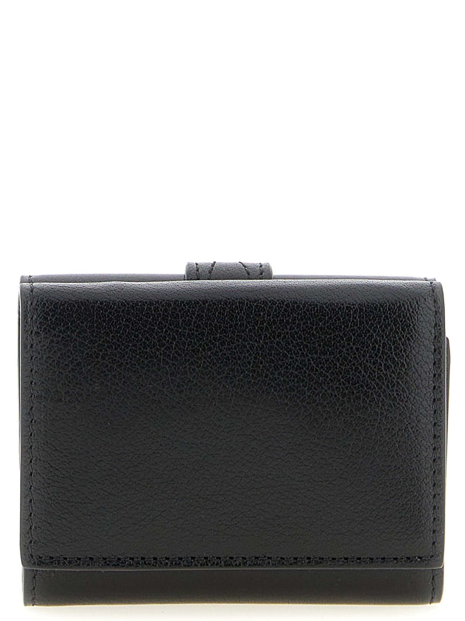 Paddington trifold mini wallet Black Buffalo Leather Wallets, Card Holders