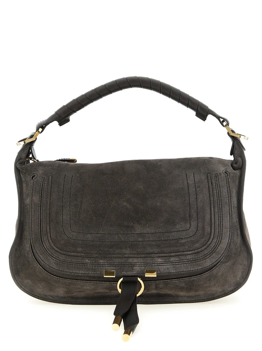 Chloé Marcie Shoulder Bag — charcoal