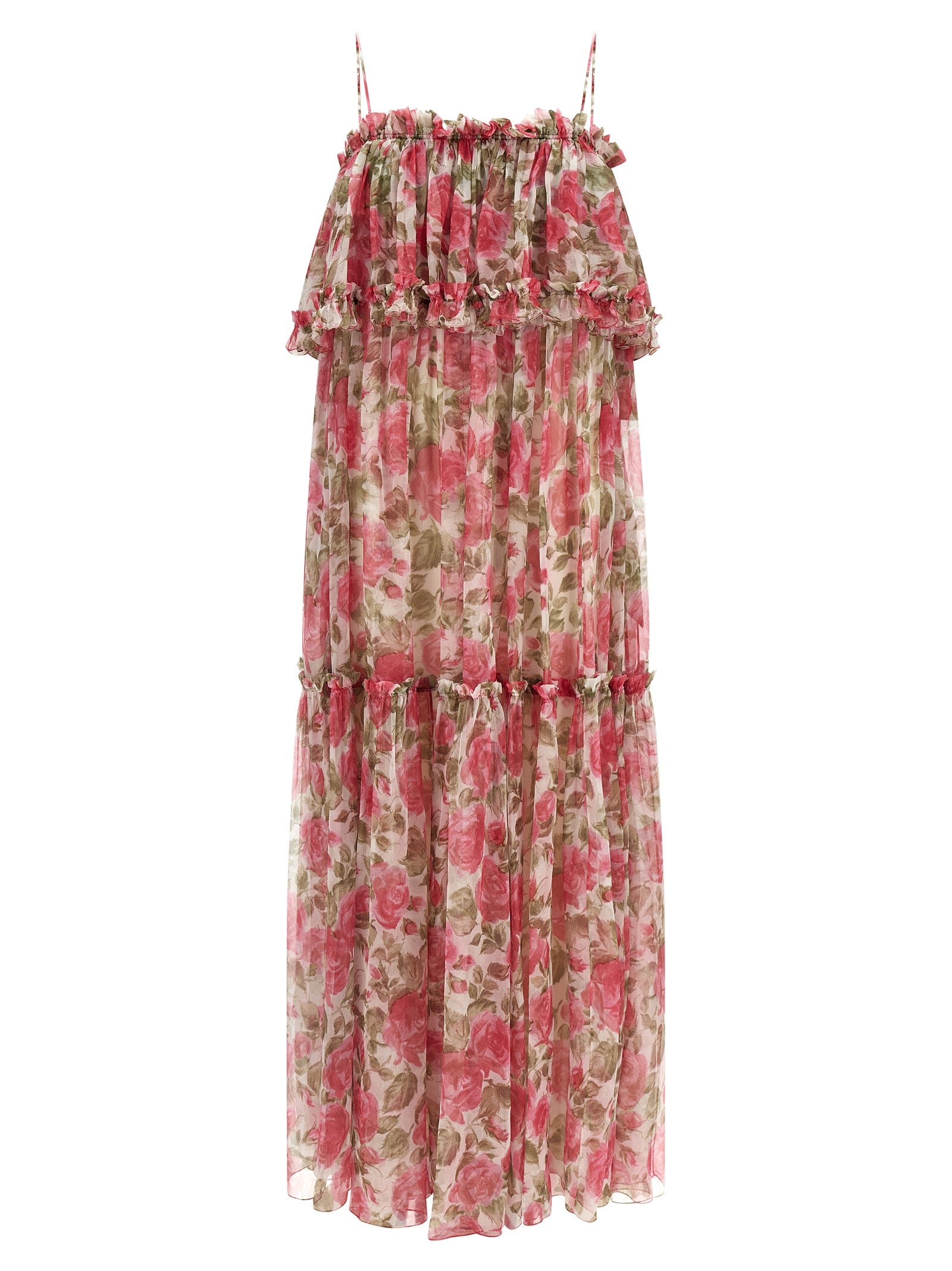 Silk Muslin Dress Pink