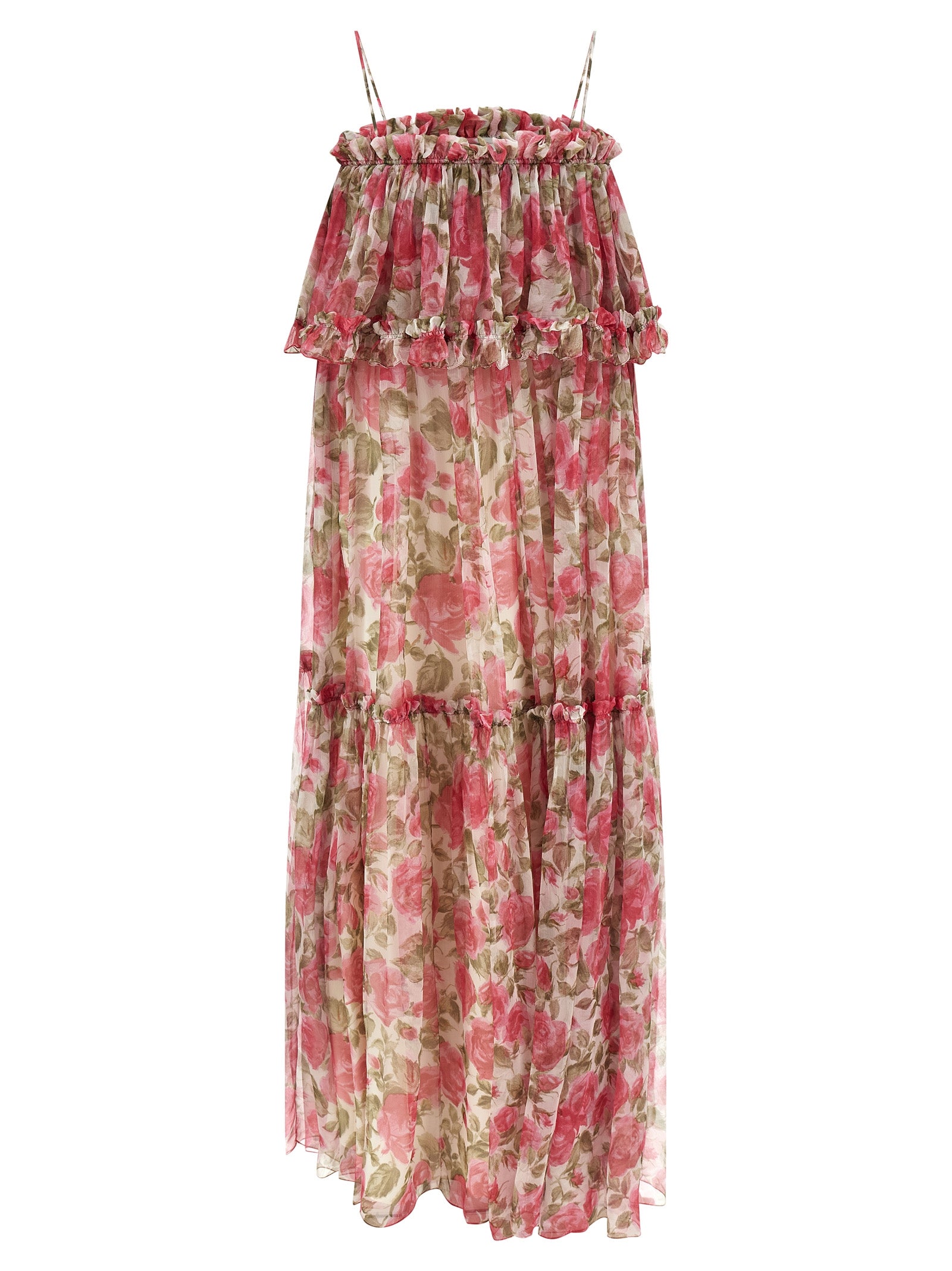 Silk Muslin Dress Pink