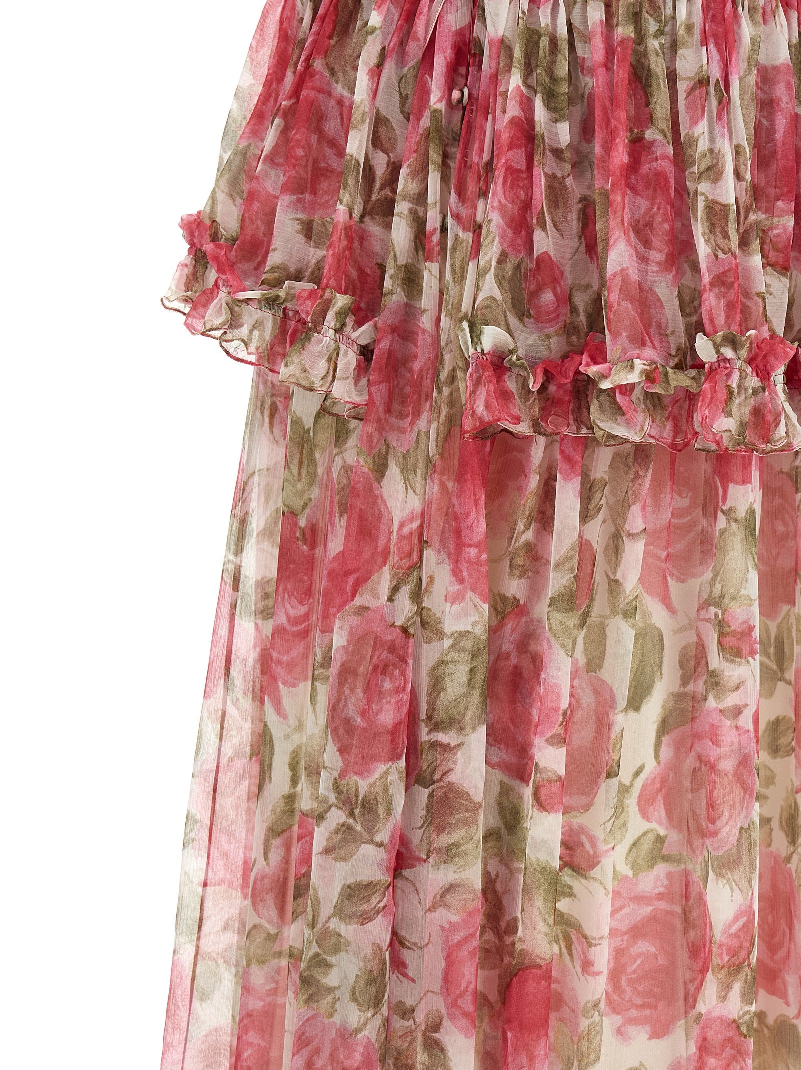 Silk Muslin Dress Pink