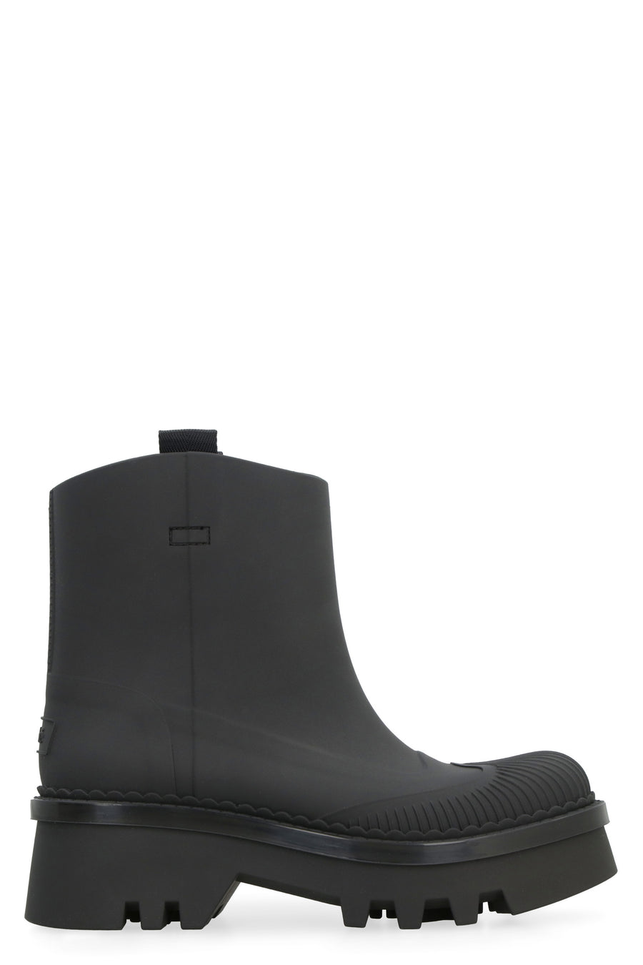 Raina Rubber Rain Boots Black Polyurethane