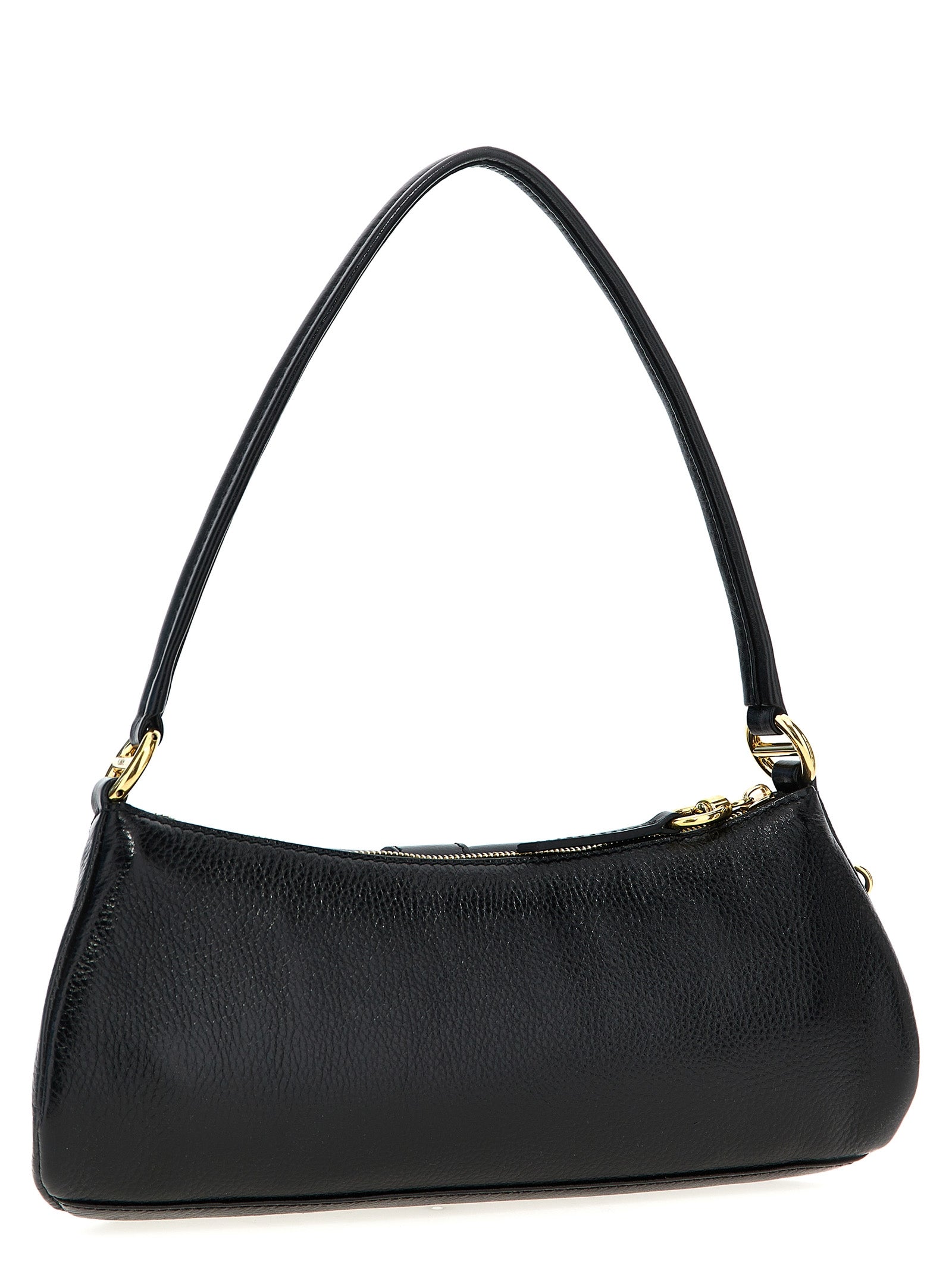 The 99 shoulder bag Black Calfskin Leather (bos Taurus)