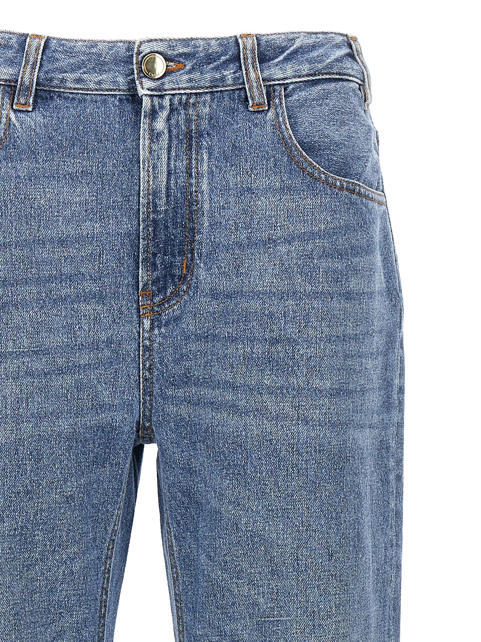 High waist jeans Light Blue Cotton